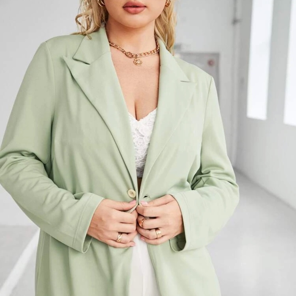 Blazer mint green